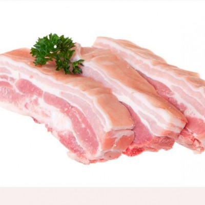 Ba chỉ heo rút sườn - Pork bacon (Boneless)